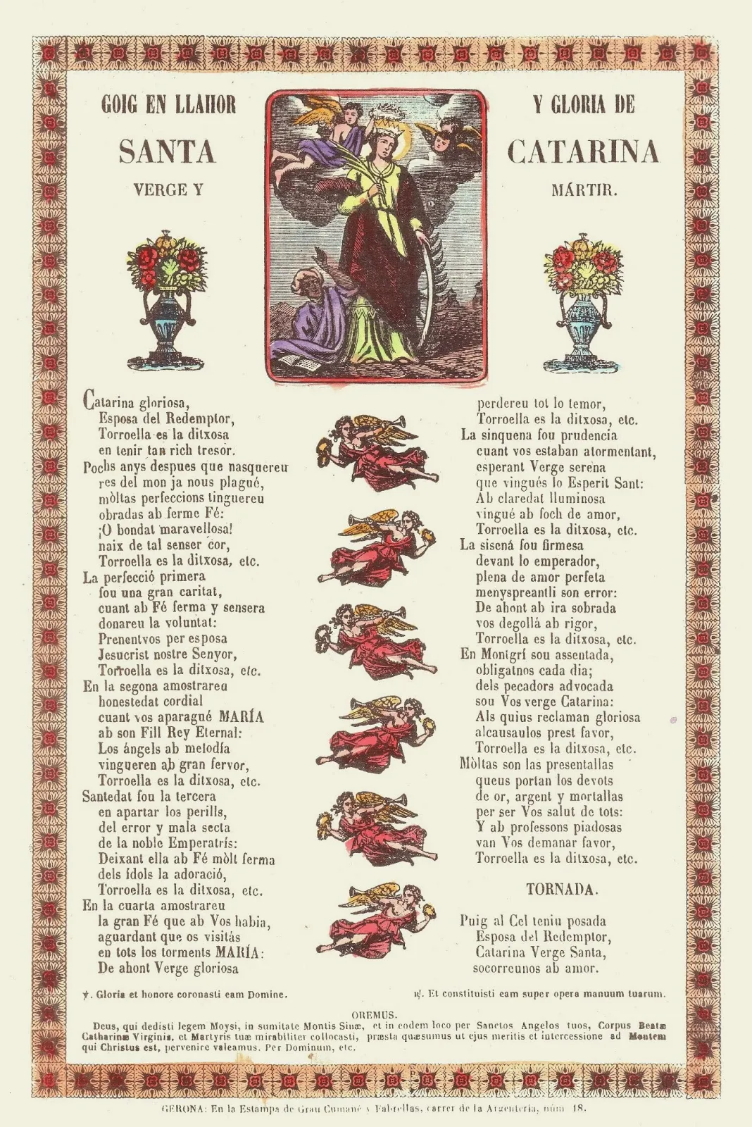 Caterina màrtir xi goigs